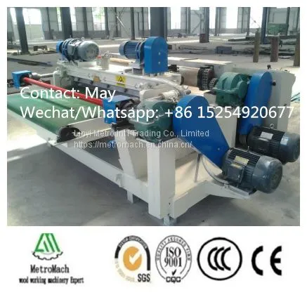 Dual Power High Speed Wood Veneer 4ft Spindle Less Peeling Machine photo-3