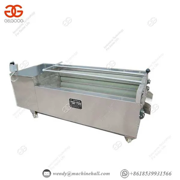 Automatic Carrot Cleaning Machine With Soft Brush