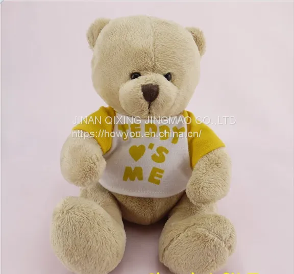 Wholesale Mini Teddy Bear Stuffed Custom Small Clothes Teddy Bear Plush Toy With T Shirts photo-2