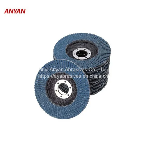 Flap Discs 4.5 Inch 115x22 mm Zirconia Alumina Metal Abrasive Flap Disc photo-3