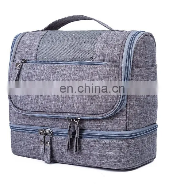 Multifunctional Polyester Waterproof Hanging Travel Toiletry Bag OEM ODM Welcomed