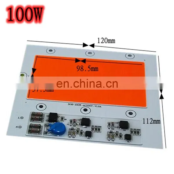AC220v 100W 380-840nm Full Spectrum COB Led Chip Light 100-110lm/W photo-4