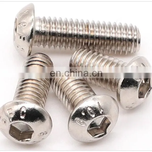 Stainless Steel 316 Round Button Head Socket Cap Screws 8-32 photo-5