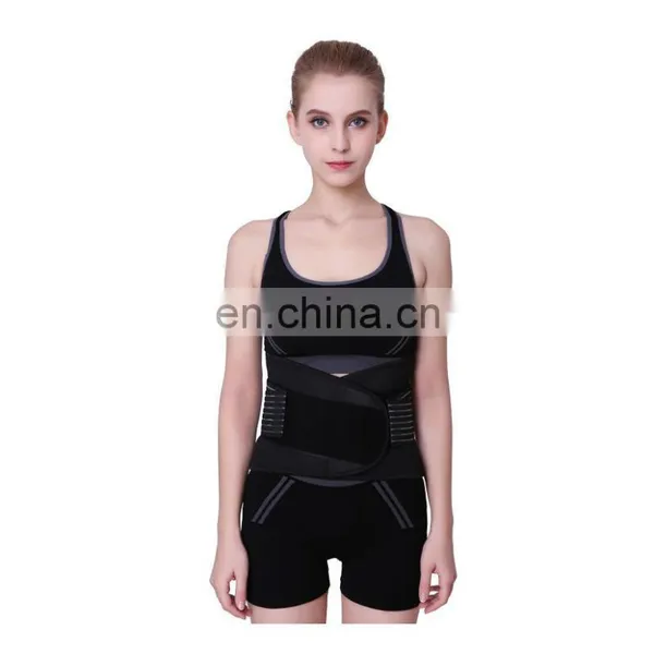 Health Care Warmth Blue And Black Waist Protection Fixed Belt Color Waist Protection Lumbar Back Massage Stretcher Apparatus photo-4