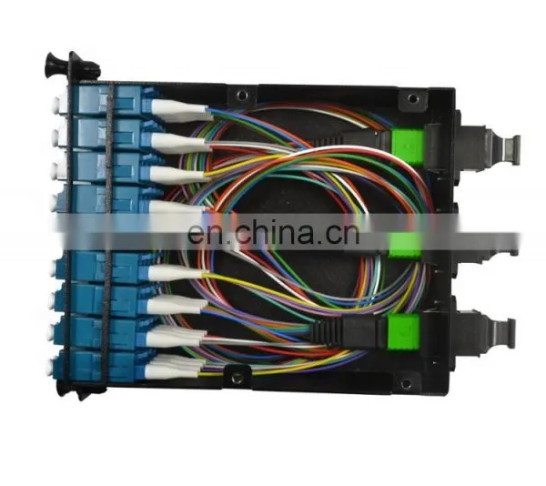 OS2 OM3 OM4 12 24 36 Fiber Optic MTP MPO LC Cassette Module photo-5