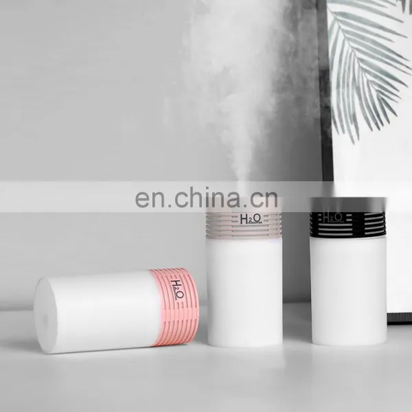 H2o Spray Mist Maker Double Wet Fogger Aroma Diffuser Essential Oil Car Air Humidifier Mini Ultrasonic 300ML LED Light Usb OEM photo-3