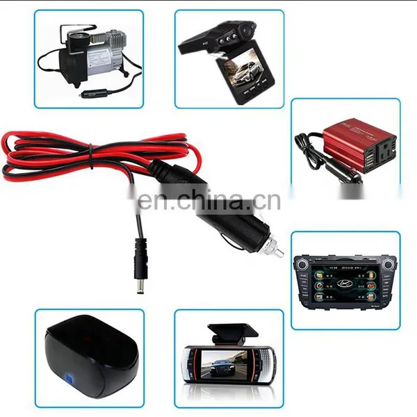 12-24V 4FT Car Cigarette Lighter Male Plug to DC 5.5mm x 2.1mm / 4.0mm X1.7mm Connector Cord for Portable DVD Player,Car,Truck photo-5