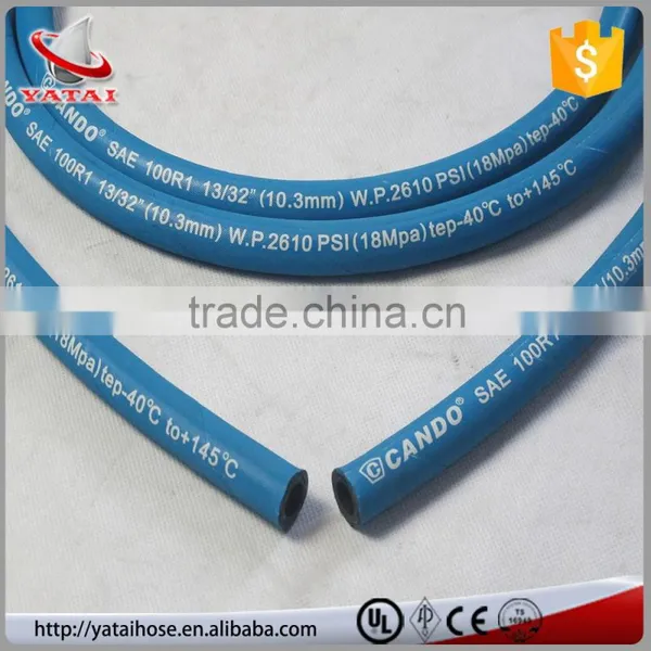 China Manufacture High Pressure Wire Braided Flexible Hydraulic Hose R1 AT/1SN photo-3