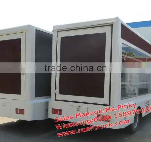 MINI Advertising Screen Trucks, LED Mobile Truck, Outdoor Mobile LED Advertising Truck Forland Truck For Sales photo-3