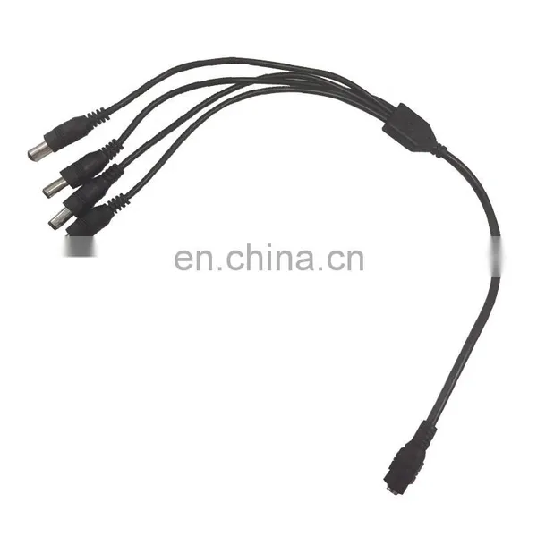 12v Coaxial Dc Power Cable 1-4 Plug Female To Male Power Supply Connector Dc Cable 4 Way Dc Splitter Cable photo-2