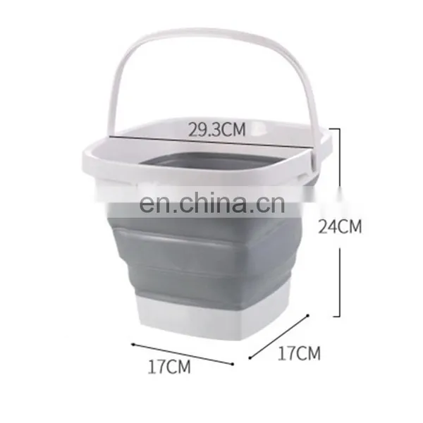Collapsible Storage Plastic Foldable Home Folding Colapsable Laundry Storage Bathroom Basket With Handle photo-2