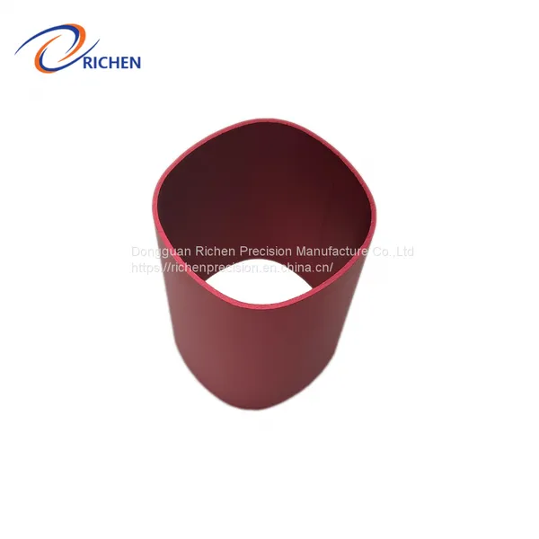Red Color Anodized Customized OEM Precision CNC Turning Machining Components photo-4