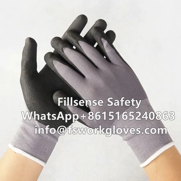 Guante de Punto de Poliamida Spandex – Palma de Nitrilo/Poliuretano Delta Plus