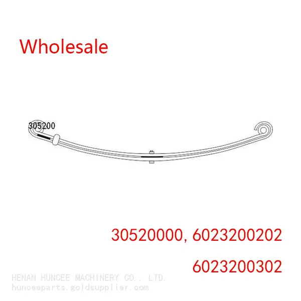 30520000, 6023200202, 6023200302 For MERCEDES Front Leaf Spring Wholesale photo-3