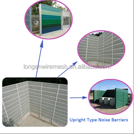 Modern Acrylic PVC Shutter Outdoor Noise Reduction Acoustic Fencing Panels for Noise Barriers Municipal Infrastructure photo-3