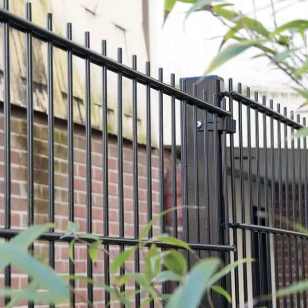 2D Double Wire Mesh Fence Heavy Duty Twin Wire Fence Panel Powder Coated Galvanized Fencing for Industrial and Commercial photo-4