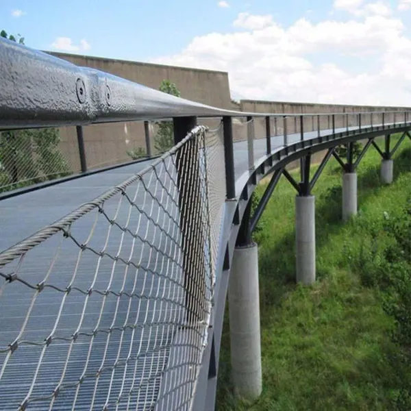 Soft and Flexible Stainless Steel Wire Rope Net for Zoo Applications