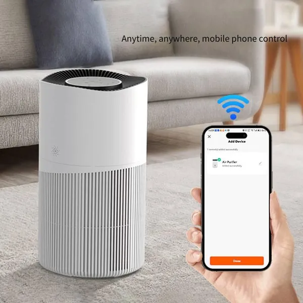 pj10 smart negative ion pet air purifier with wifi for home use, removing formaldehyde and pm2.5, equipped with hepa filter, for cross - border sales