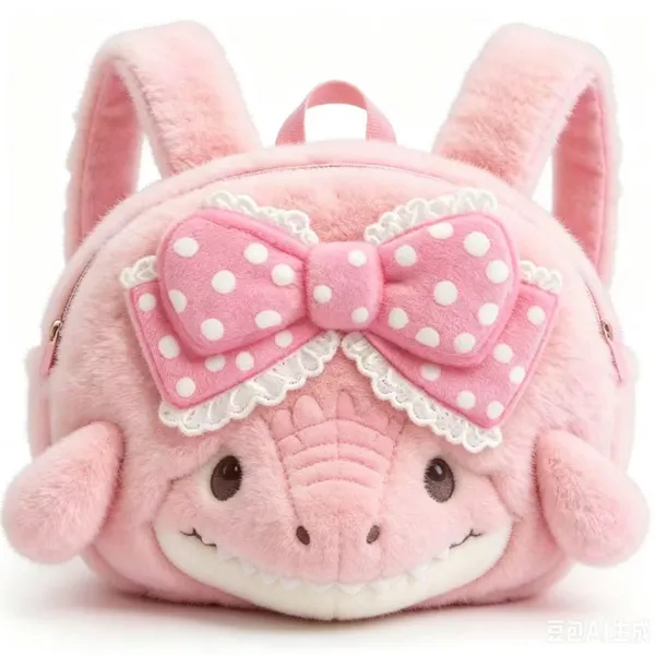 Dinosaur Doll Backpack - Cute Dinosaur Double-Shoulder Bag Stuffed Toy, Gift for Girls, Children's Festival and Birthday Present