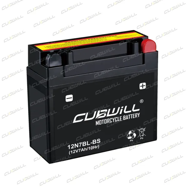 High Performance AGM 12V 7ah Maintenance Free Motorcycle Battery 12n7bl-BS Replacement for Honda Cg125 Cgl125 Cgl150 Cg150 Cg200 Cg250 photo-3