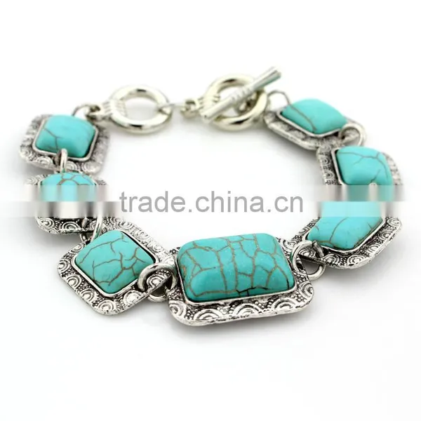 2015 YiWu New Products European and American Fashion Turquoise Bracelet photo-2