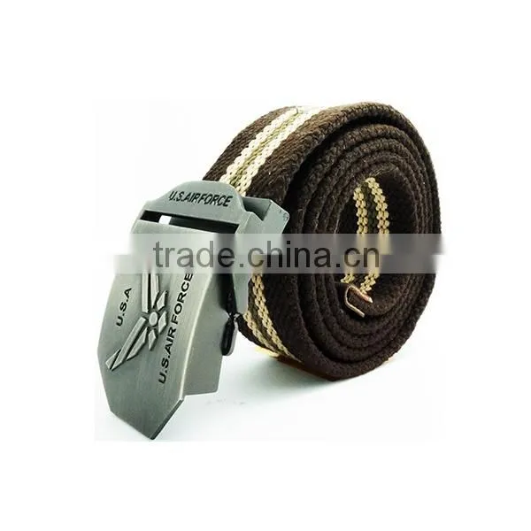 Canvas Belt Thickening United States Air Force Men's Tactical Military Belt Commando Belt
