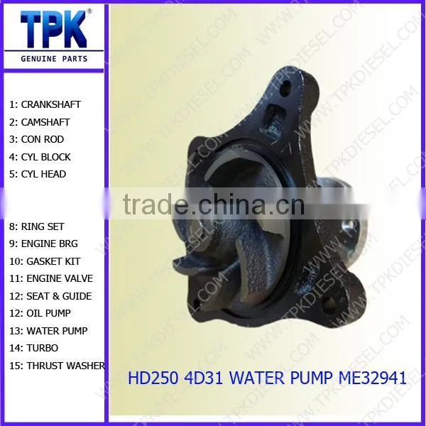 6D15 6D15T Water Pump ME787131, HD800-5/7 HD900-5/7 Engine Parts photo-2