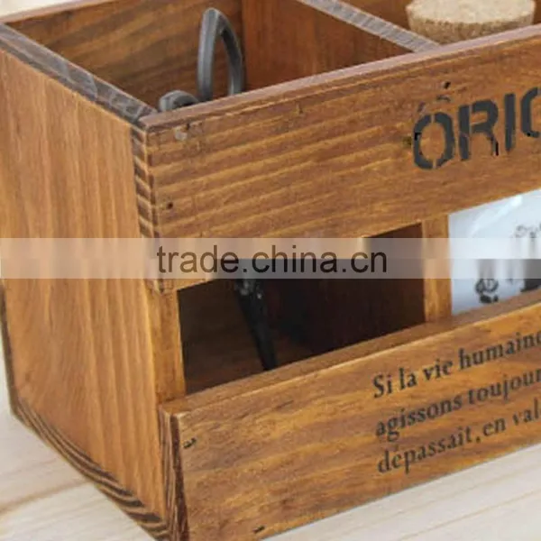 Decorative Wooden Desk Organizer,wood Office/school Desk Organizer, Wood Desktop Organizer,desktop Set Gift photo-4