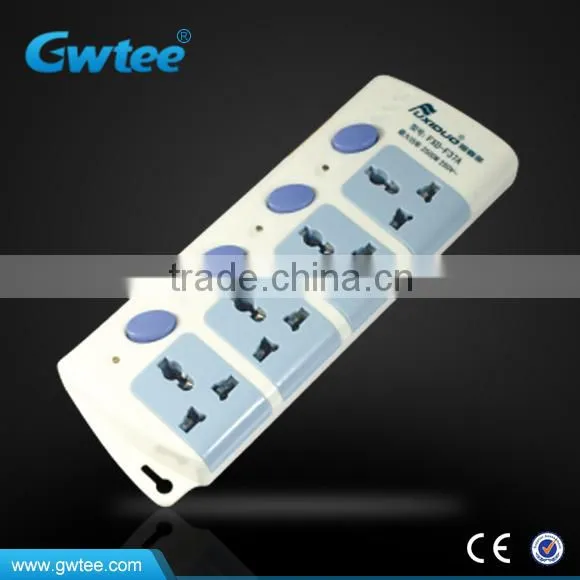Universal Electric 3 Way Round Pin Plug Socket FXD-316 photo-4