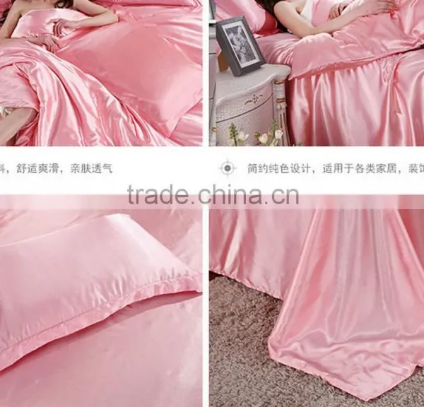 Colorful Silk Quality Duvet Cover,bedding Sheet Sets photo-3