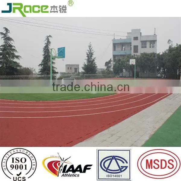 Sandwich Running Tracks System Synthetic Rubber Running Track Material photo-5