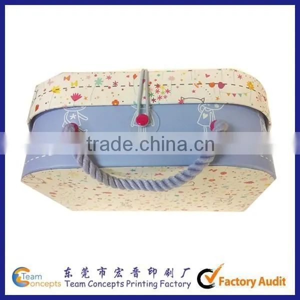 Chinese Cardboard Suitcase Luggage Box for Gift/puzzle Packaging photo-3