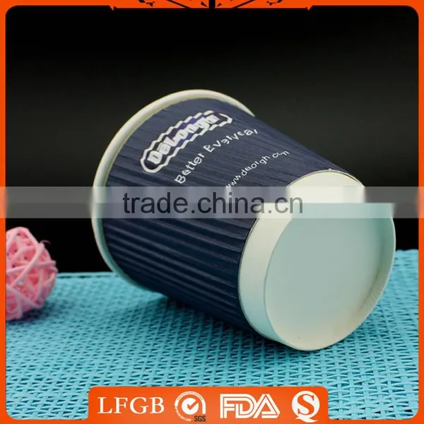 New Style Good Heat-Insulated Corrugated Ripple Wall Paper Cup,corrugated Paper Cup photo-2