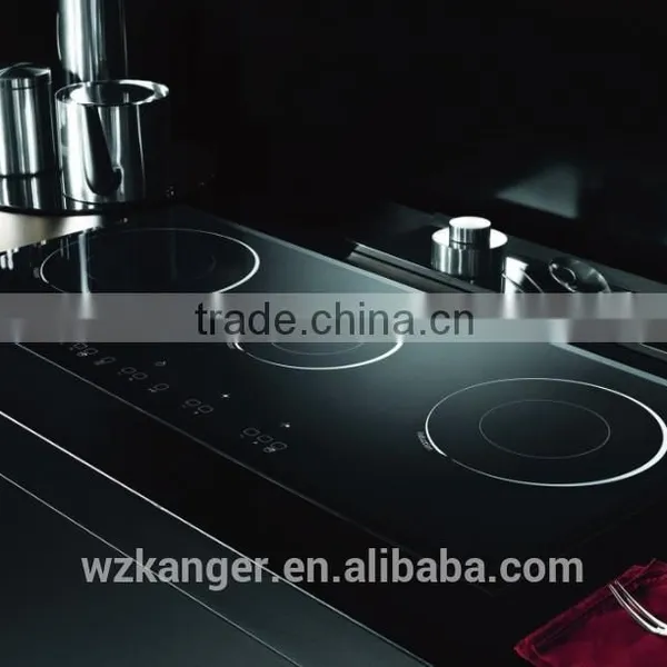 Black Glass-ceramic Eurokera Glass Ceramic Hob photo-2