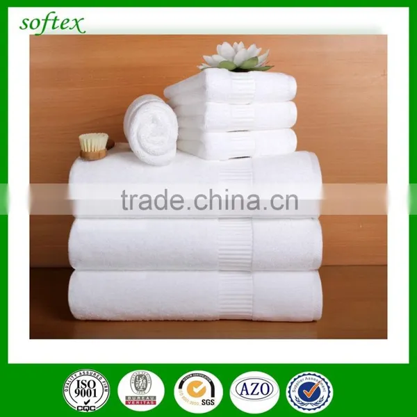 Luxury 5 Star 100% Cotton Bath White Towel for Hotel photo-5