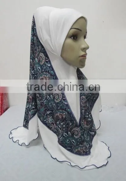 H285 New Style One Piece Hijab With Prints photo-2