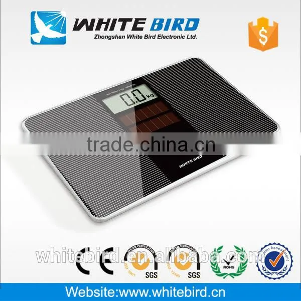 150kg/0.1kg Electronic Digital Solar Powered Bathroom Weighing Scale photo-3
