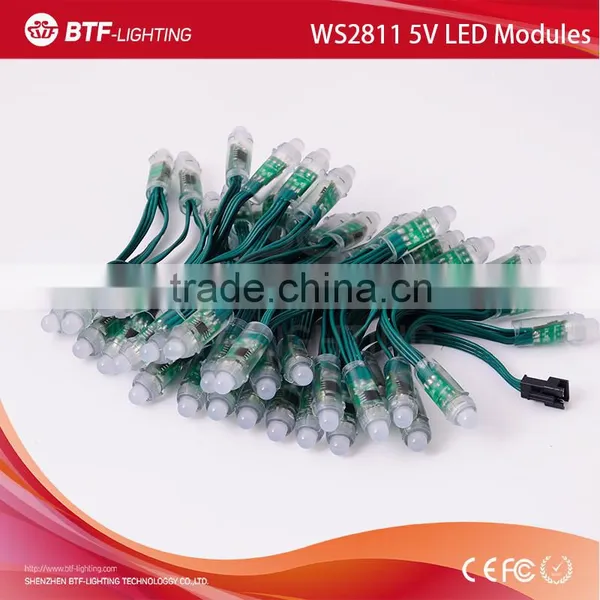 Green Wire 12mm WS2811 Pixel Led Module, 5V IP68 Waterproof photo-3