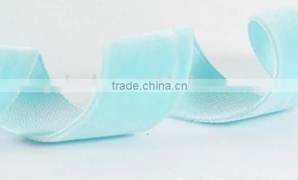 Decorative Single/Double Face Make Bow Printed Velvet Ribbon photo-3