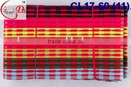 CL17-60 2016 Top Sale Colorful Line African High Quality New Aso Oke Headtie Colorful Aso Oke Headtie photo-4
