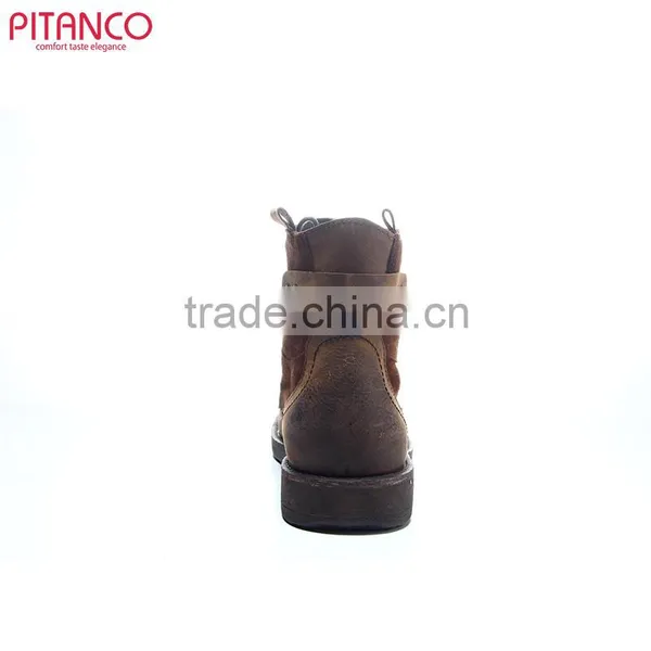 Nubock or Swede Leather Mens Martin Boots photo-3