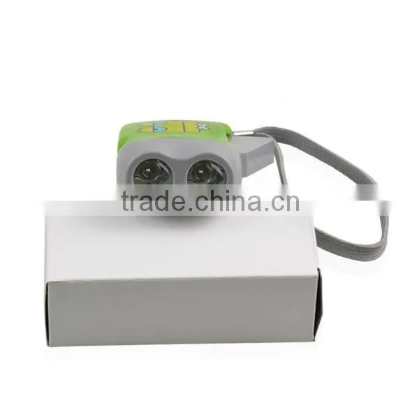 Biogradable Plastic Body Mini Useful LED Dynamo Torch photo-6