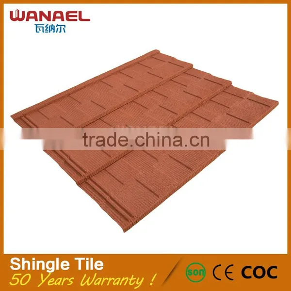 China Products Wanael Shingle Solar Red Roofing Material Asphalt Shingles photo-3
