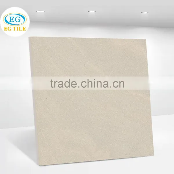 Hotel Interior Design Light Grey Vitrified Sand Stone Polished Floor Tile photo-2