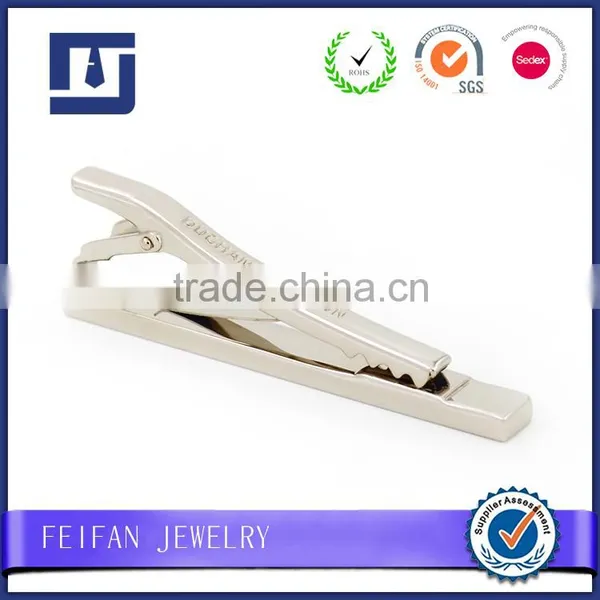 Black Carbon Fibre Custom Logo Tie Clips for Men photo-4