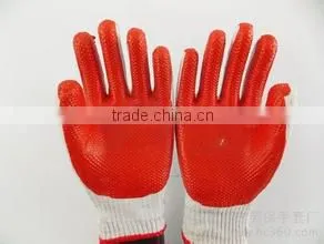China Factory Wholesale Work Red Rubber Gloves photo-4