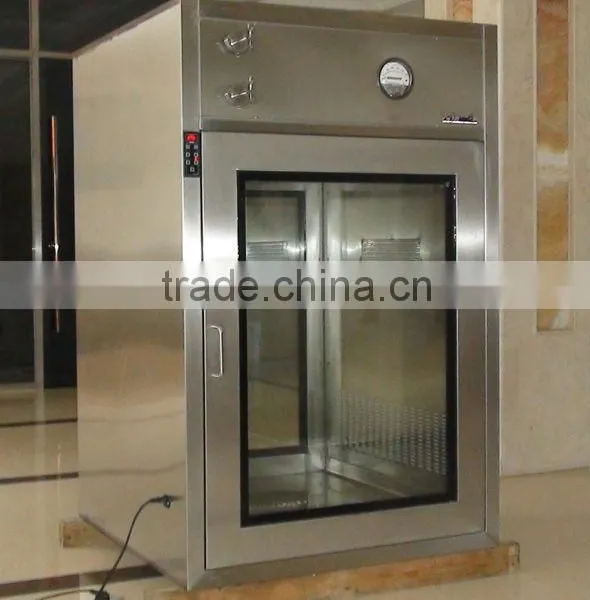 YJ-S-500 Newest Clean Room Stainless Steel Air Shower Pass Box