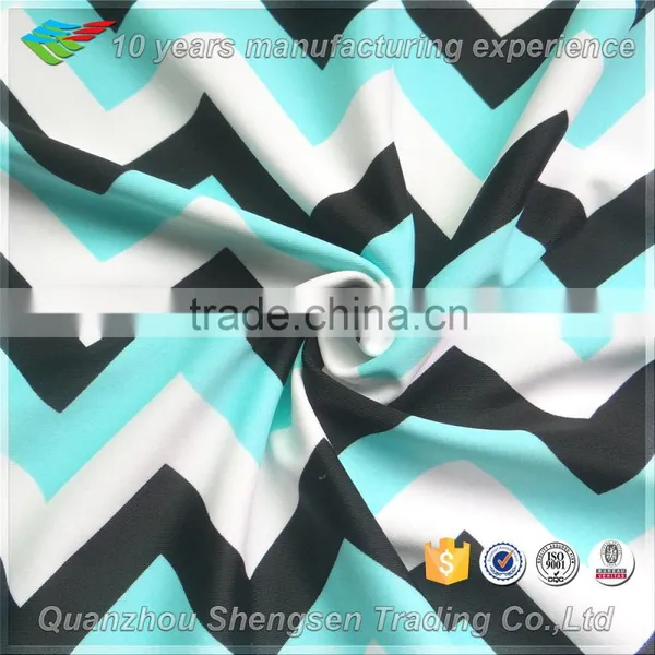 China Cheap Wave Nylon Lycra 4 Fabric Stock Factory