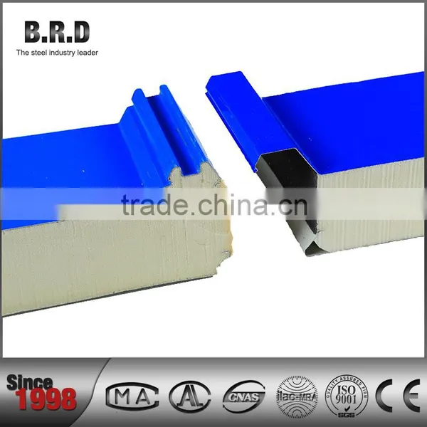 New Material Zinc Coated PU Sandwich Roof Panel photo-6