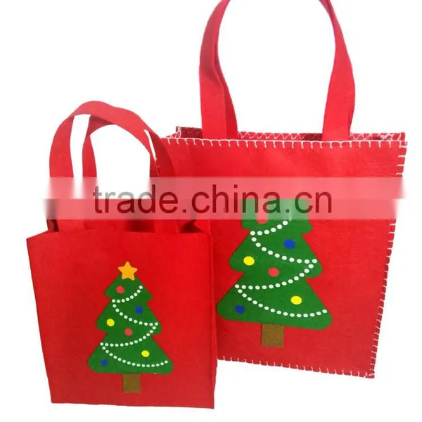 High Quality Decorative Whole Sell Red Christmas Tree Bags for Shopping and Wrapping photo-3